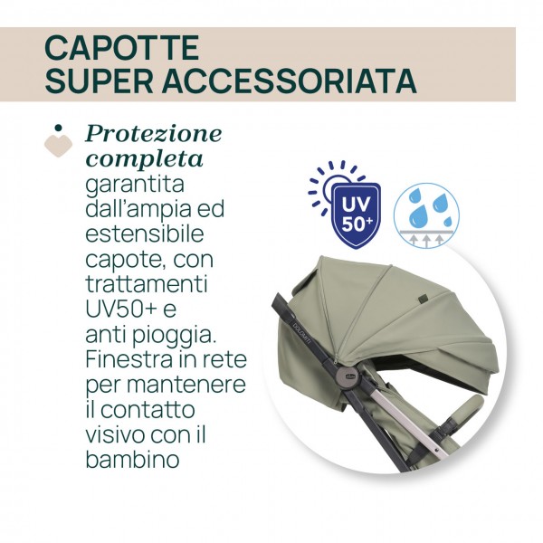 Passeggino Chicco Dolomiti Meadow Portata 22 Kg