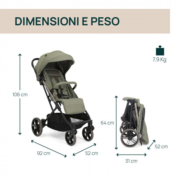 Passeggino Chicco Dolomiti Meadow Portata 22 Kg