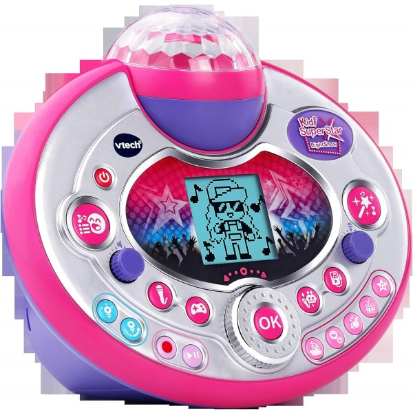 VTech Kidi SuperStar Light Show-Microfono Karaoke per Bambini