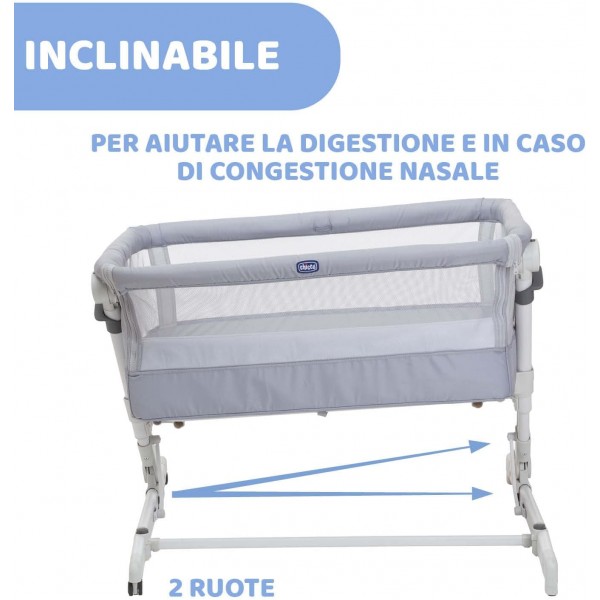 Culla Chicco Next2Me Pop Up Grey Mist