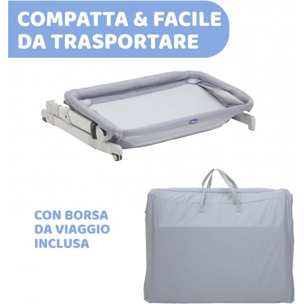 Culla Chicco Next2Me Pop Up Grey Mist