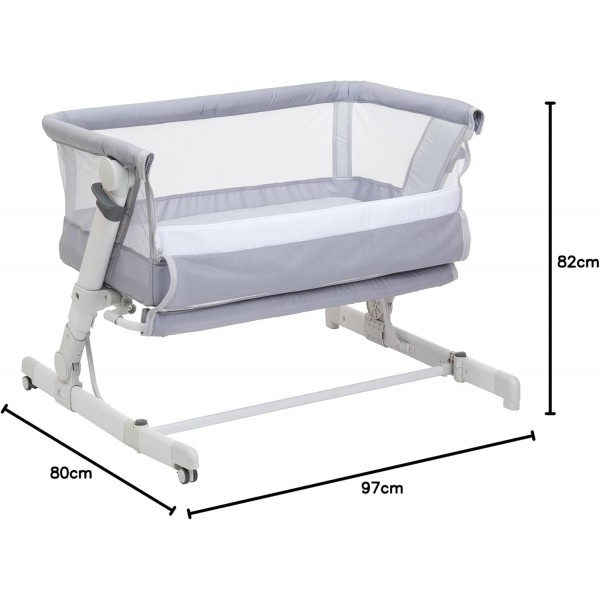 Culla Chicco Next2Me Pop Up Grey Mist