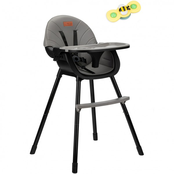 Seggiolone MoMi 2 in 1 Jua Nero