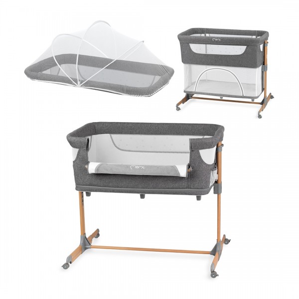 Culla Co-Sleeping MoMi Smart Bed 4 IN 1 Grigio  OUTLET