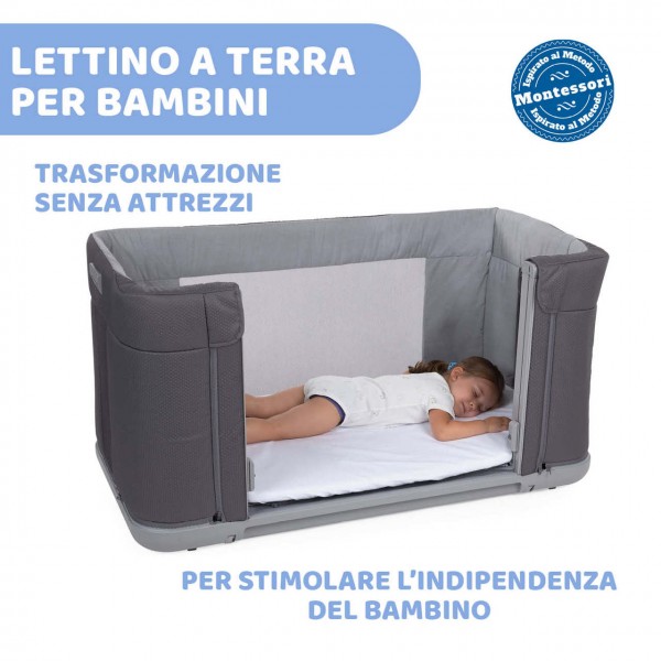 Lettino Co-Sleeping Chicco Next2Me Forever Moongrey