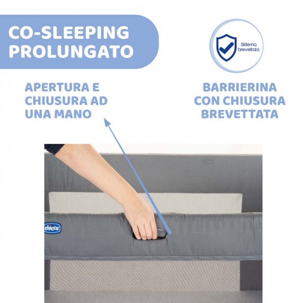 Lettino Co-Sleeping Chicco Next2Me Forever Moongrey