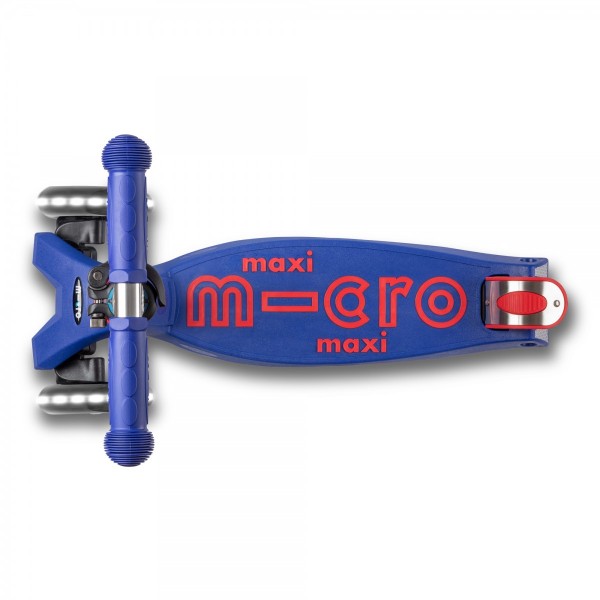 Monopattino Micro Maxi Deluxe Led Blu