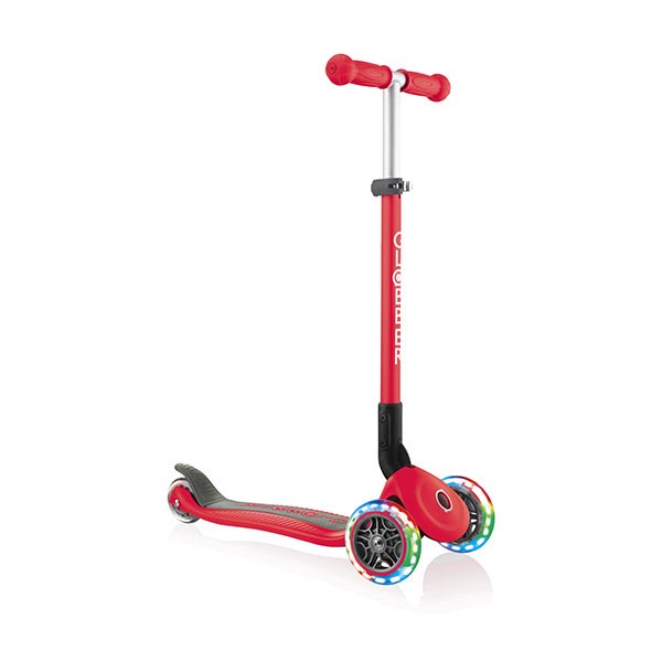 Monopattino Globber Primo Foldable Lights Red