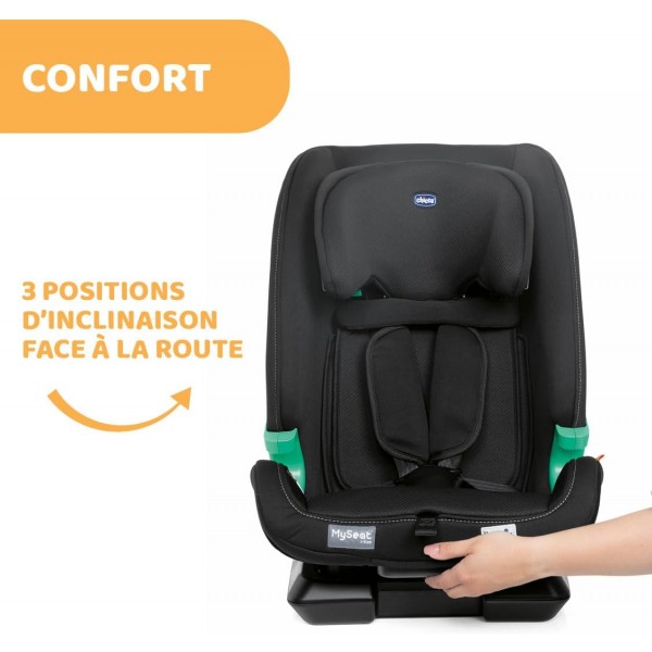 Seggiolino Auto Chicco MySeat i-Size Black (76-150 cm)