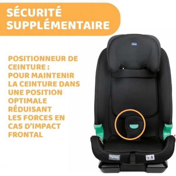 Seggiolino Auto Chicco MySeat i-Size Black (76-150 cm)