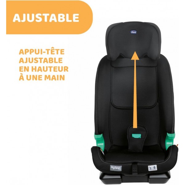 Seggiolino Auto Chicco MySeat i-Size Black (76-150 cm)