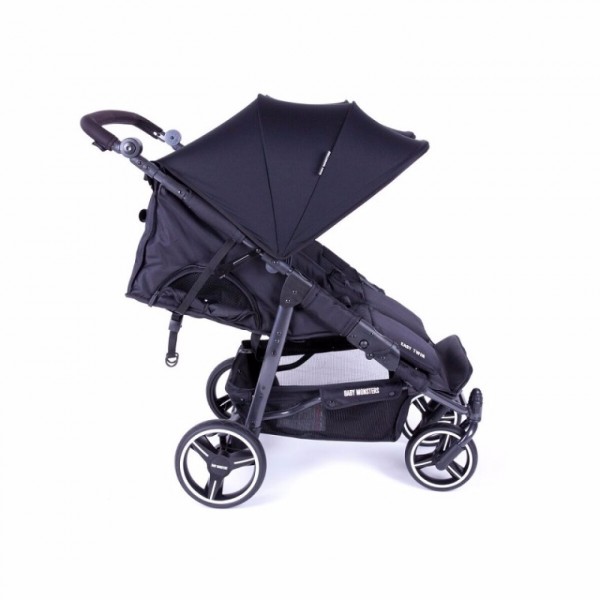 Passeggino Gemellare Baby Monsters Easy Twin 3S Nero