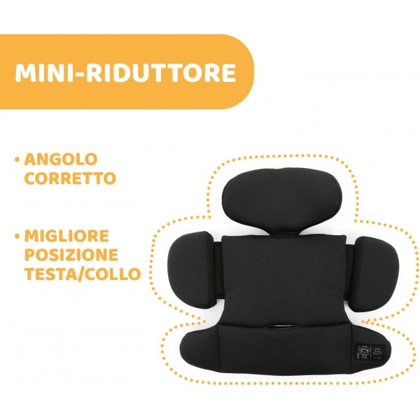 Seggiolino Auto Chicco OneSeat Girevole 360 Black 0-36 kg