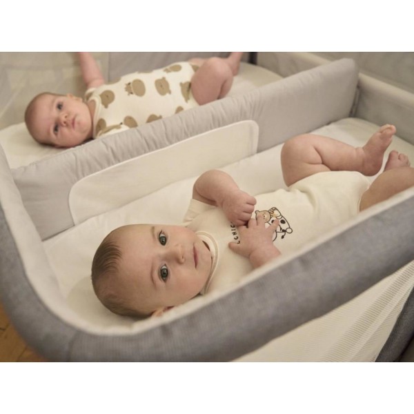 Culla Chicco Next2Me Twins Magnet Grey