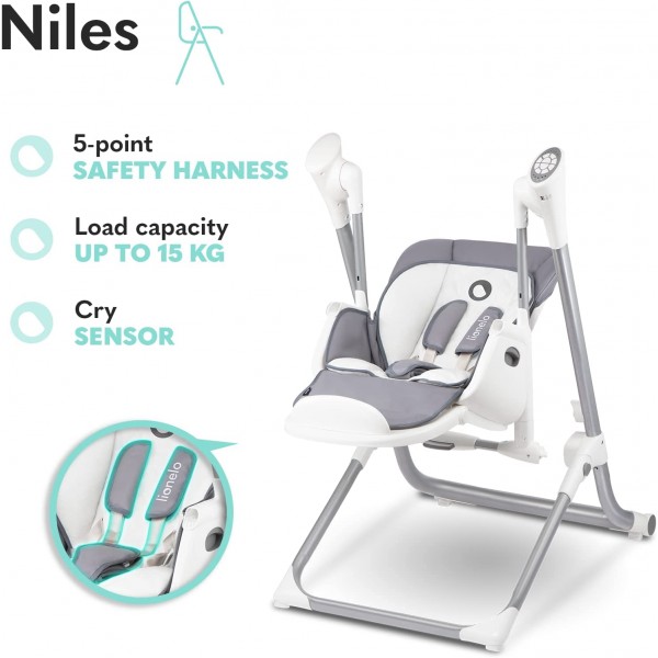 Seggiolone Lionelo Niles 2 in 1