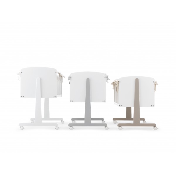 Culla Erbesi Ninna Bianco/Bianco + Completo Piumone