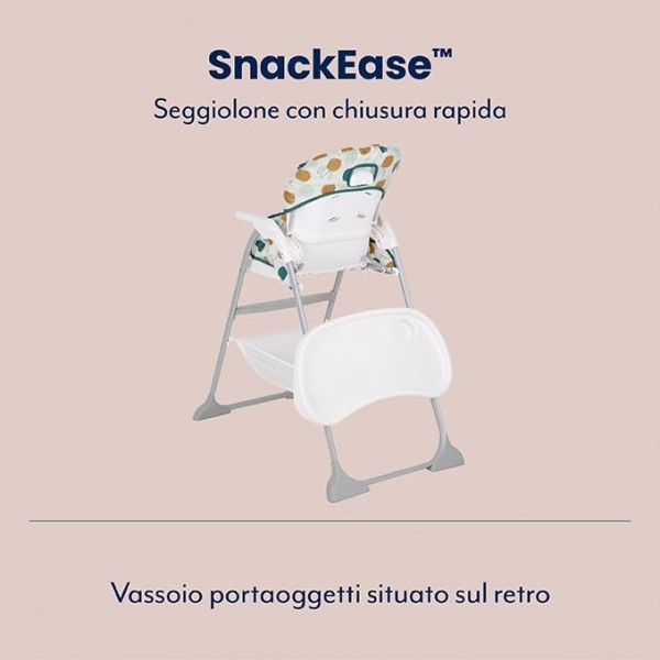 Graco Seggiolone con chiusura rapida SnackEase Organza 