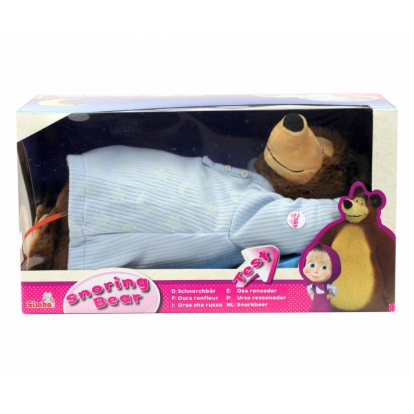 Peluche Simba Orso e Masha Orso Dorme e Russa