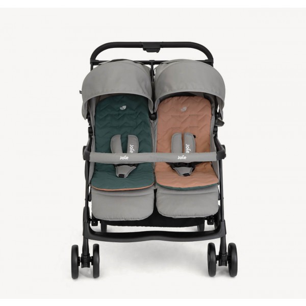 Passeggino Gemellare Joie Aire Twin Pebble con Parapioggia