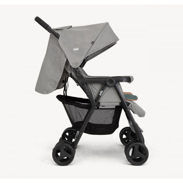 Passeggino Gemellare Joie Aire Twin Pebble con Parapioggia