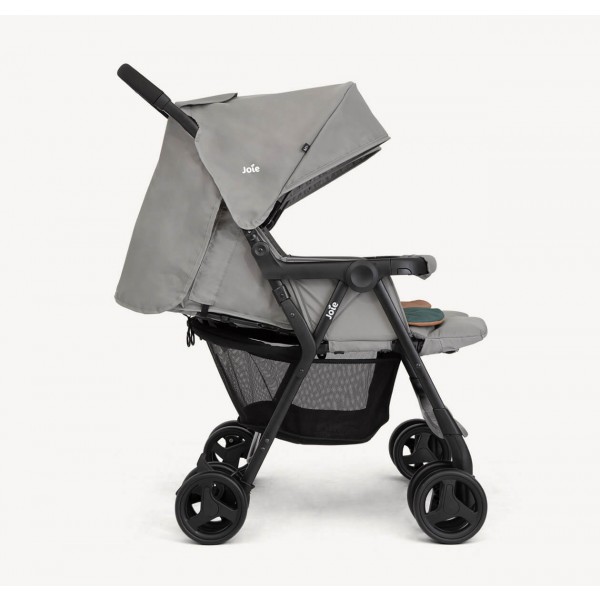 Passeggino Gemellare Joie Aire Twin Pebble con Parapioggia