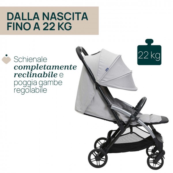 Passeggino Chicco Goody XPlus Pearl Grey
