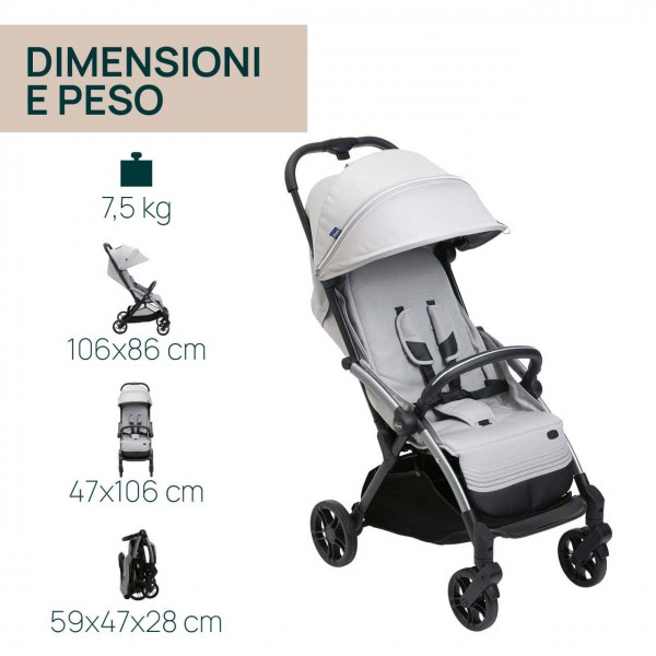 Passeggino Chicco Goody XPlus Pearl Grey
