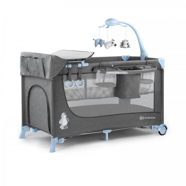 Lettino da Campeggio Kinderkraft Joy Azzurro