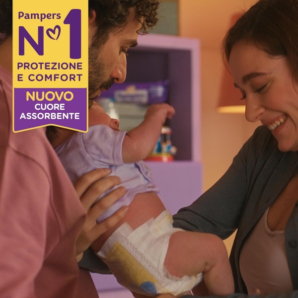 Pampers Progressi Midi Taglia 3 (4-9 kg) - Pacco scorta da 135 Pannolini