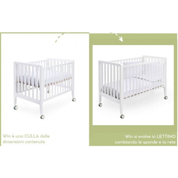 Pali Lettino Evolutivo Win Bianco Tortora