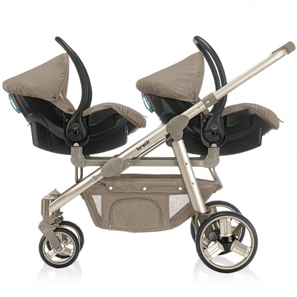 Trio Gemellare Brevi Ovo Twin Tortora