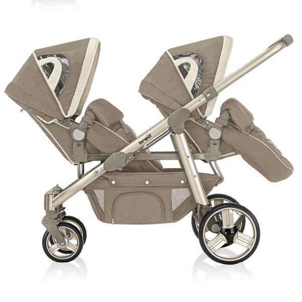 Trio Gemellare Brevi Ovo Twin Tortora