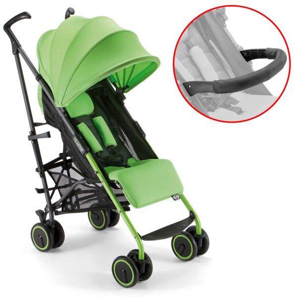 Passeggino Pali 4.UNO Verde Carioca + Corrimano