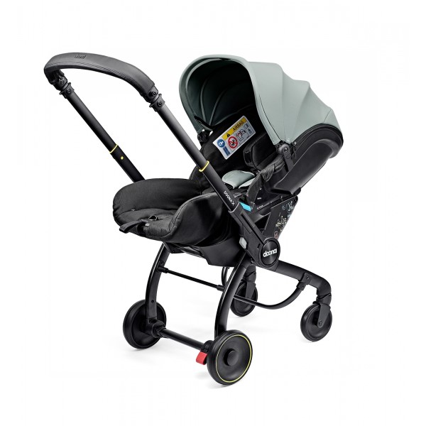 Seggiolino Auto Passeggino Doona I 2 In 1 i-Size R129 Gruppo 0+ Forest Grey