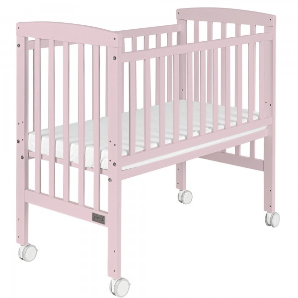 Lettino Culla Co-Sleeping Picci Lella Rosa + Materasso e Tessile Beige