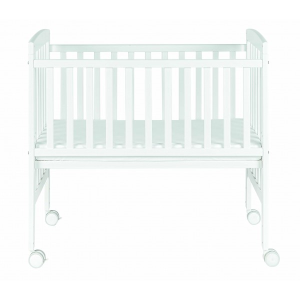 Lettino Culla Co-Sleeping Picci Lella + Materasso e Tessile Foglia Grigio