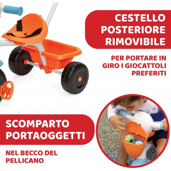 Cavalcabile  Triciclo Chicco Pellicano