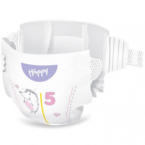 Box Happy Pannolini 5 Junior 11-18 Kg (104 pz)