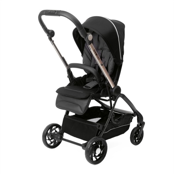 Trio Chicco One4Ever Light Pirate Black con Seggiolino Auto Kory Black