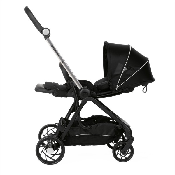 Trio Chicco One4Ever Light Pirate Black con Seggiolino Auto Kory Black