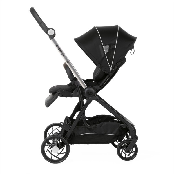 Trio Chicco One4Ever Light Pirate Black con Seggiolino Auto Kory Black