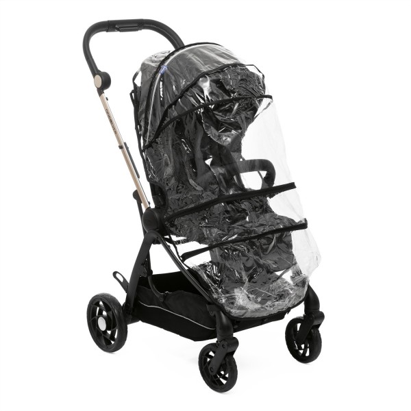 Trio Chicco One4Ever Light Pirate Black con Seggiolino Auto Kory Black