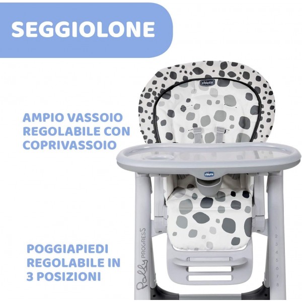 Seggiolone Chicco Polly Progres5 Anthracite