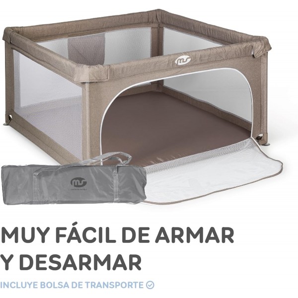 MS Innovaciones Parco giochi L - 120x120 - Beige