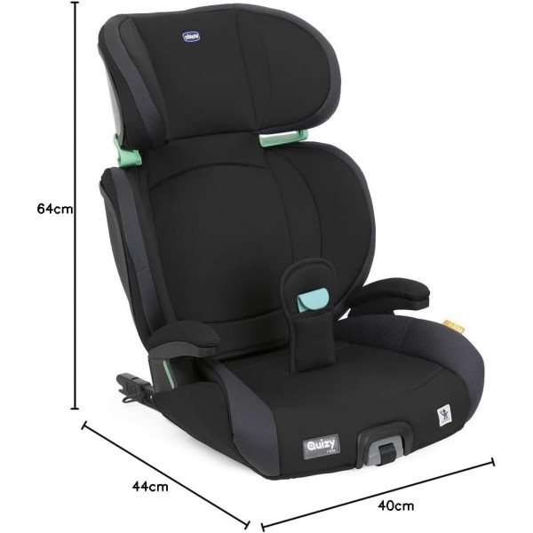 Seggiolino Auto Chicco Quizy i-Size Black (100-150 cm)