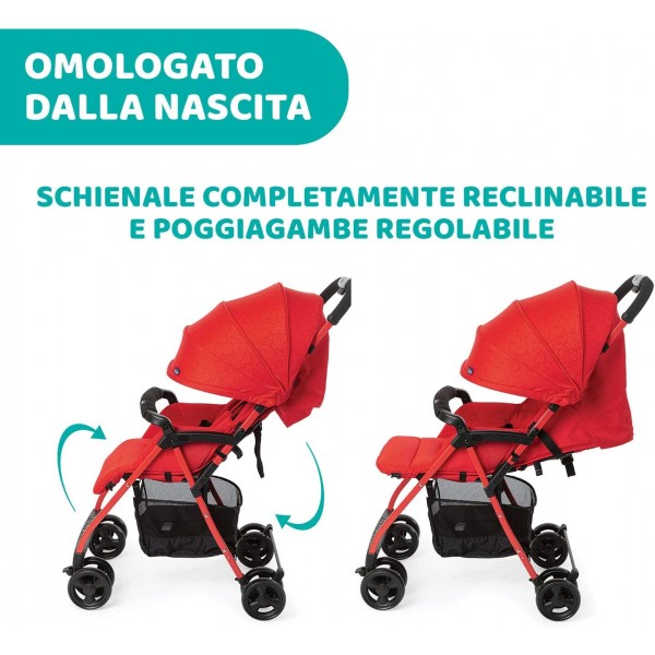 Passeggino Chicco Ohlala 3 Red Passion