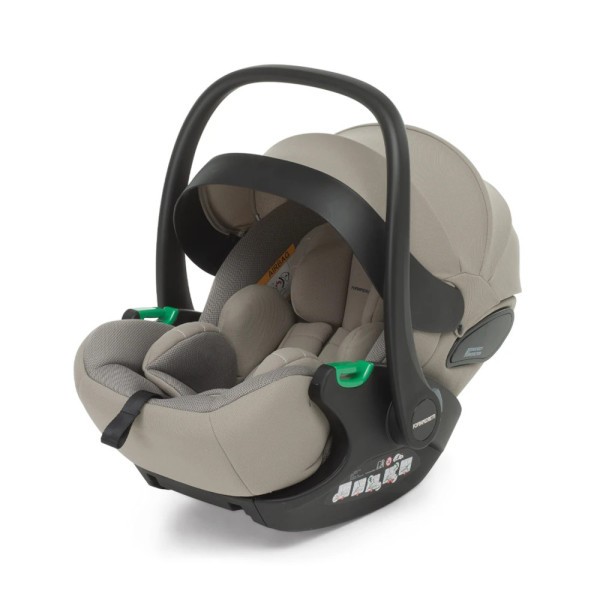 Trio TicToc Foppapedretti con Seggiolino Auto Rek i-Size Reclinabile Desert