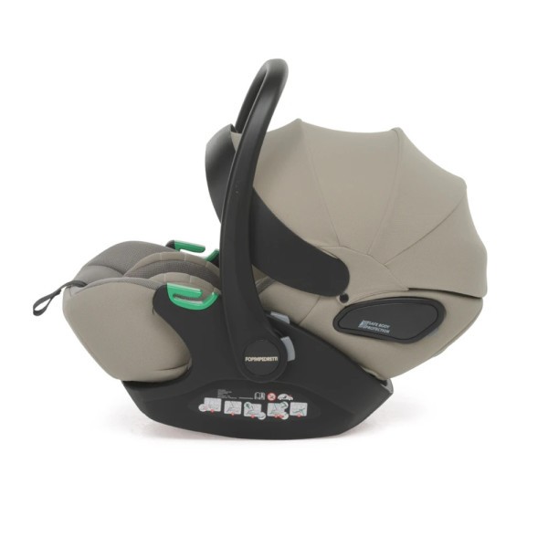Trio TicToc Foppapedretti con Seggiolino Auto Rek i-Size Reclinabile Desert