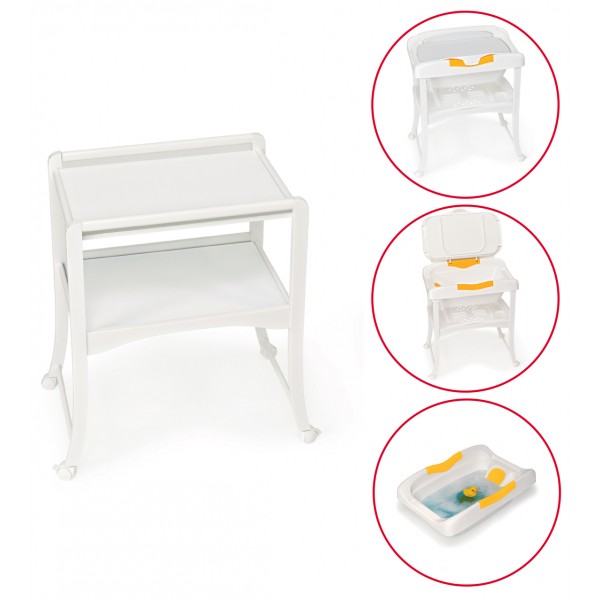 Relax 3 in 1 Azzurra Design Bagnetto Fasciatoio Carrello