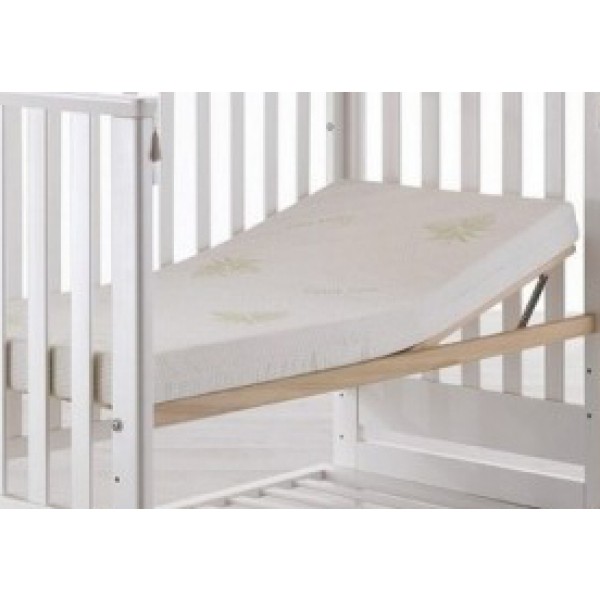 Lettino Culla Contact Azzurra Design Avana + Materasso + Completo Piumone